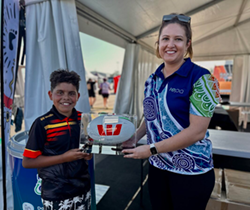 EPA meets young environmentalists at the Koori Knockout