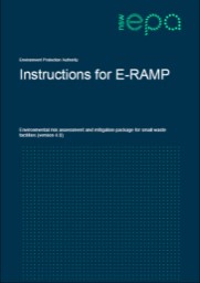 Cover for the Instructions for E-Ramp document