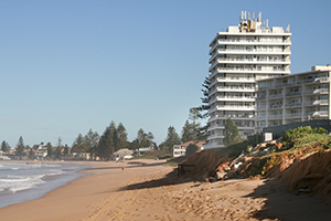 Erosion along Collaroy Beach, NSW