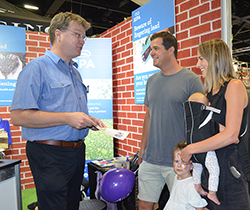 visitors at the Sydney Home Show