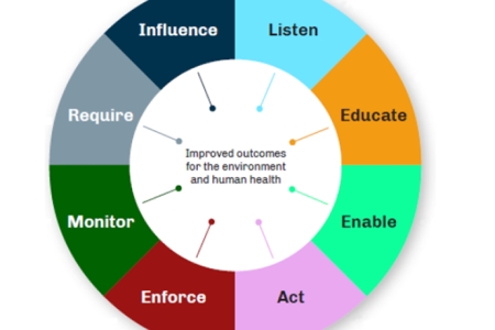 New Regulatory Strategy graphic wheel showing methodology 