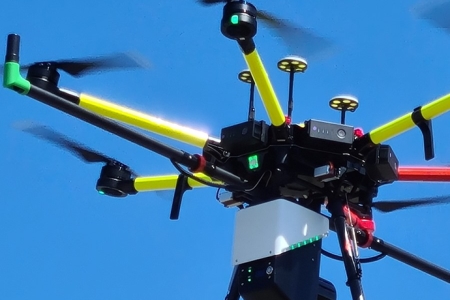 drone in sky to help image derelict dwellings