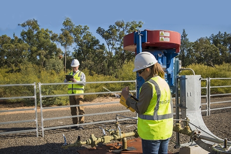 two EPA officers inspect gas project in north west NSW