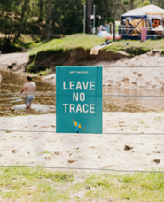 Sign, Leave no trace