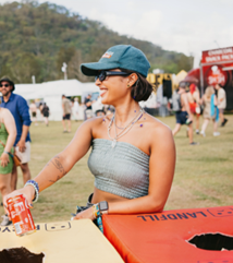 Reducing waste at a music festival