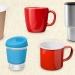 Cardboard, ceramic, steel, glass and enamel cups are swaps for disposable expanded polystyrene cups
