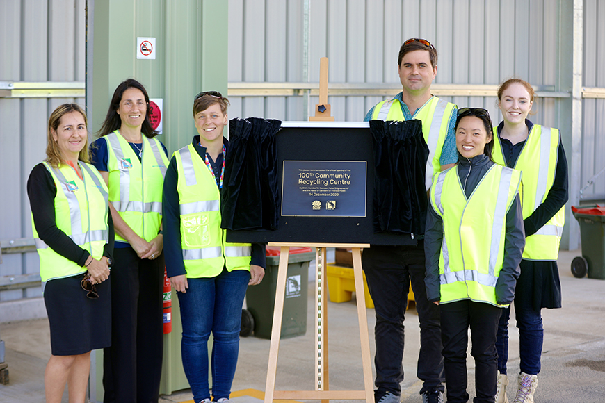 100th NSW Community Recycling Centre opening in Camden