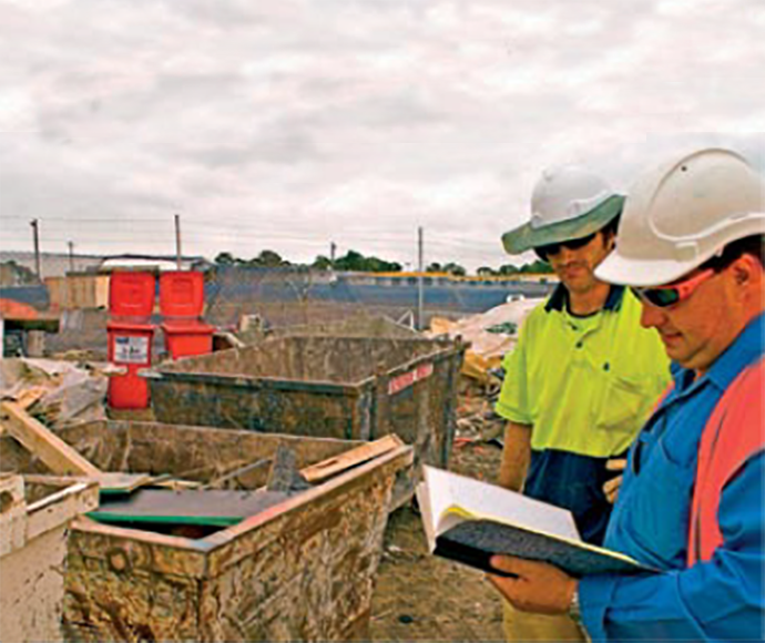 workers at construction site