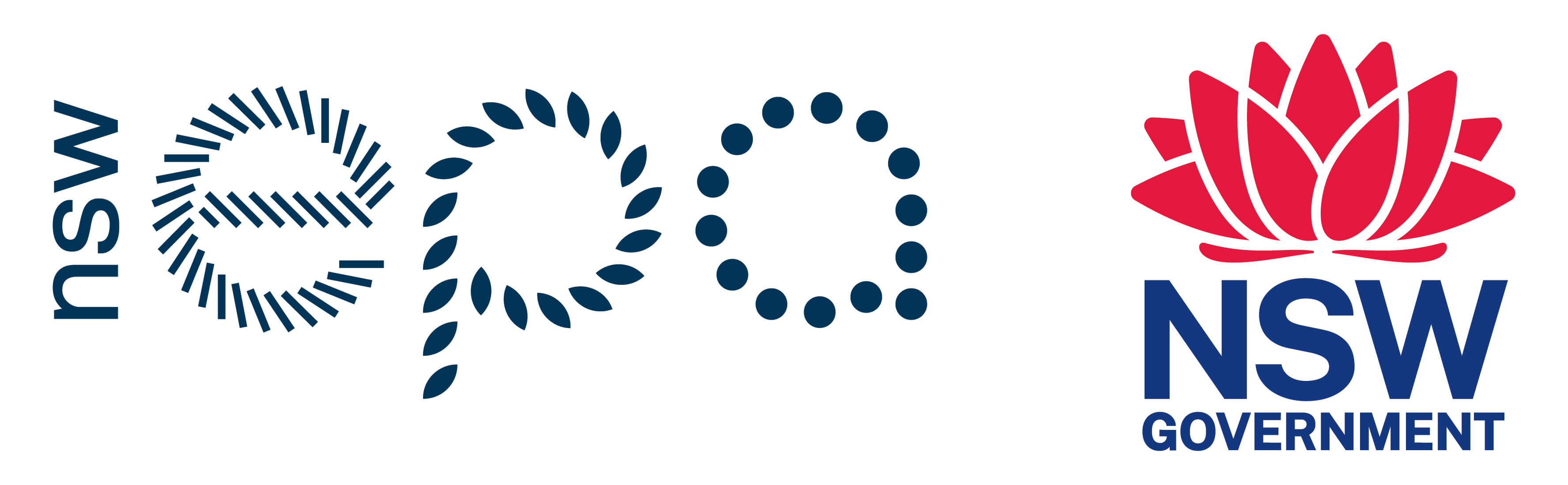 EPA logo coupled with NSW state government logo with a red waratah
