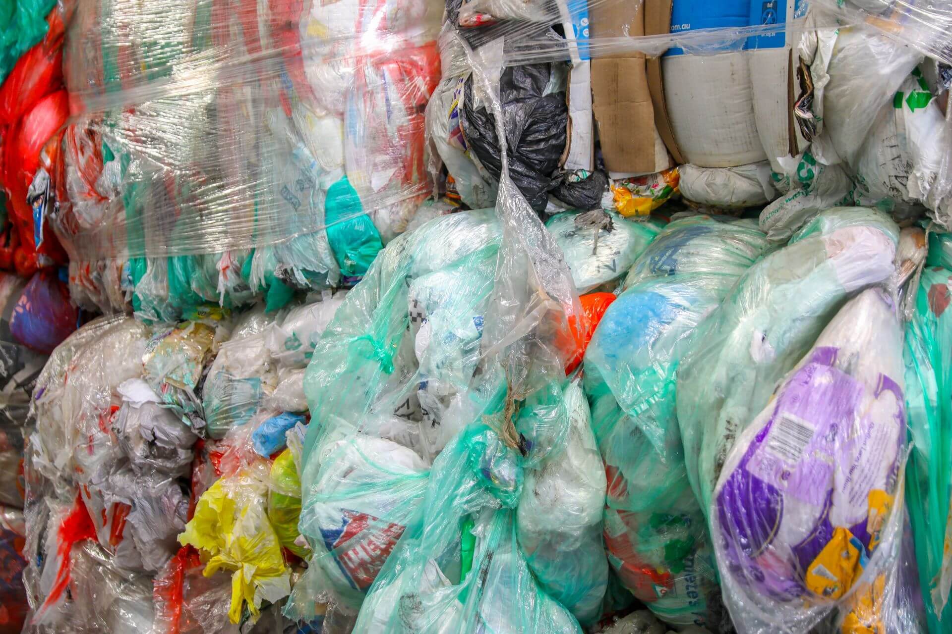 Stockpile of soft plastics
