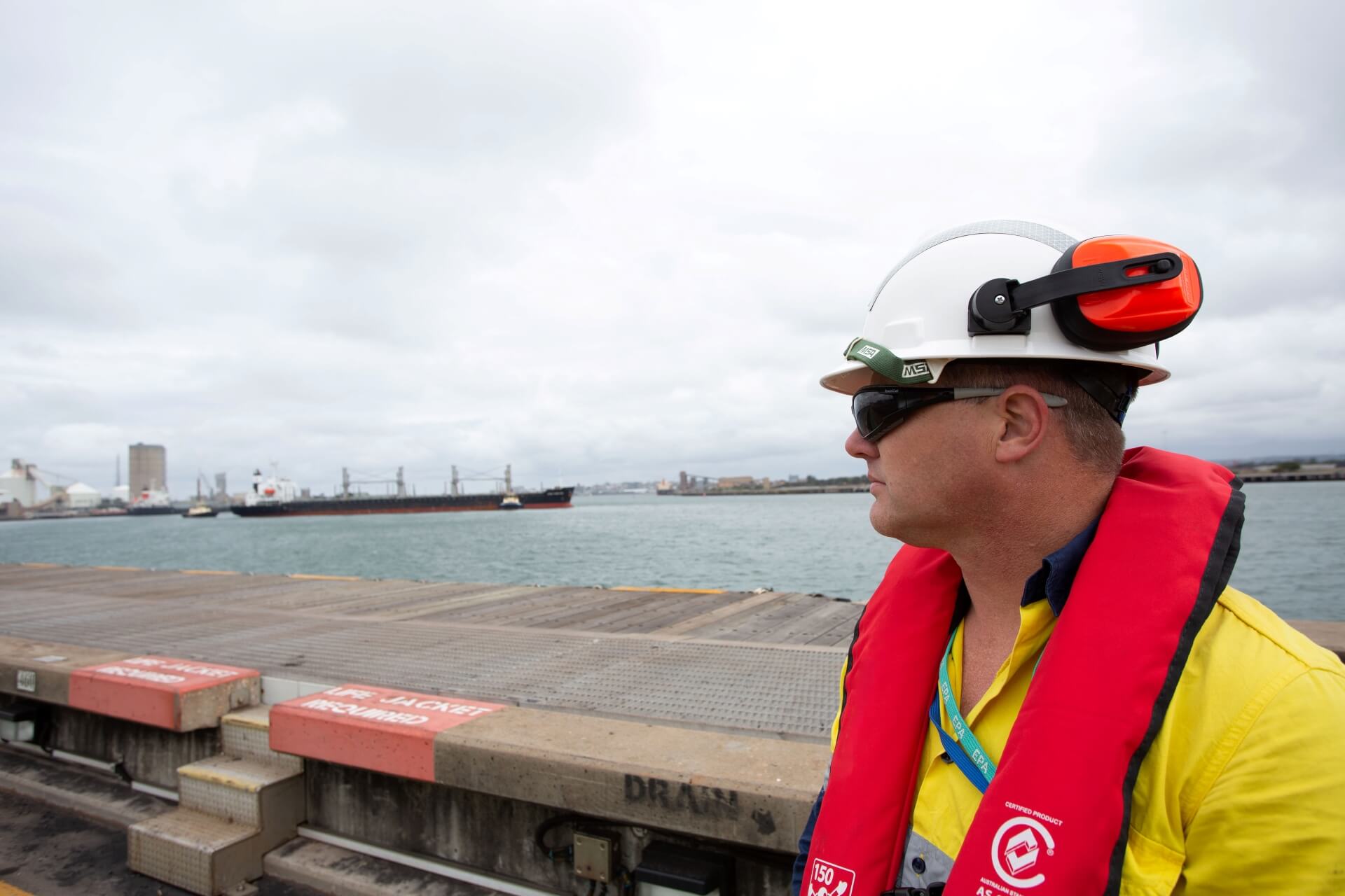 EPA officer conducting site inspection