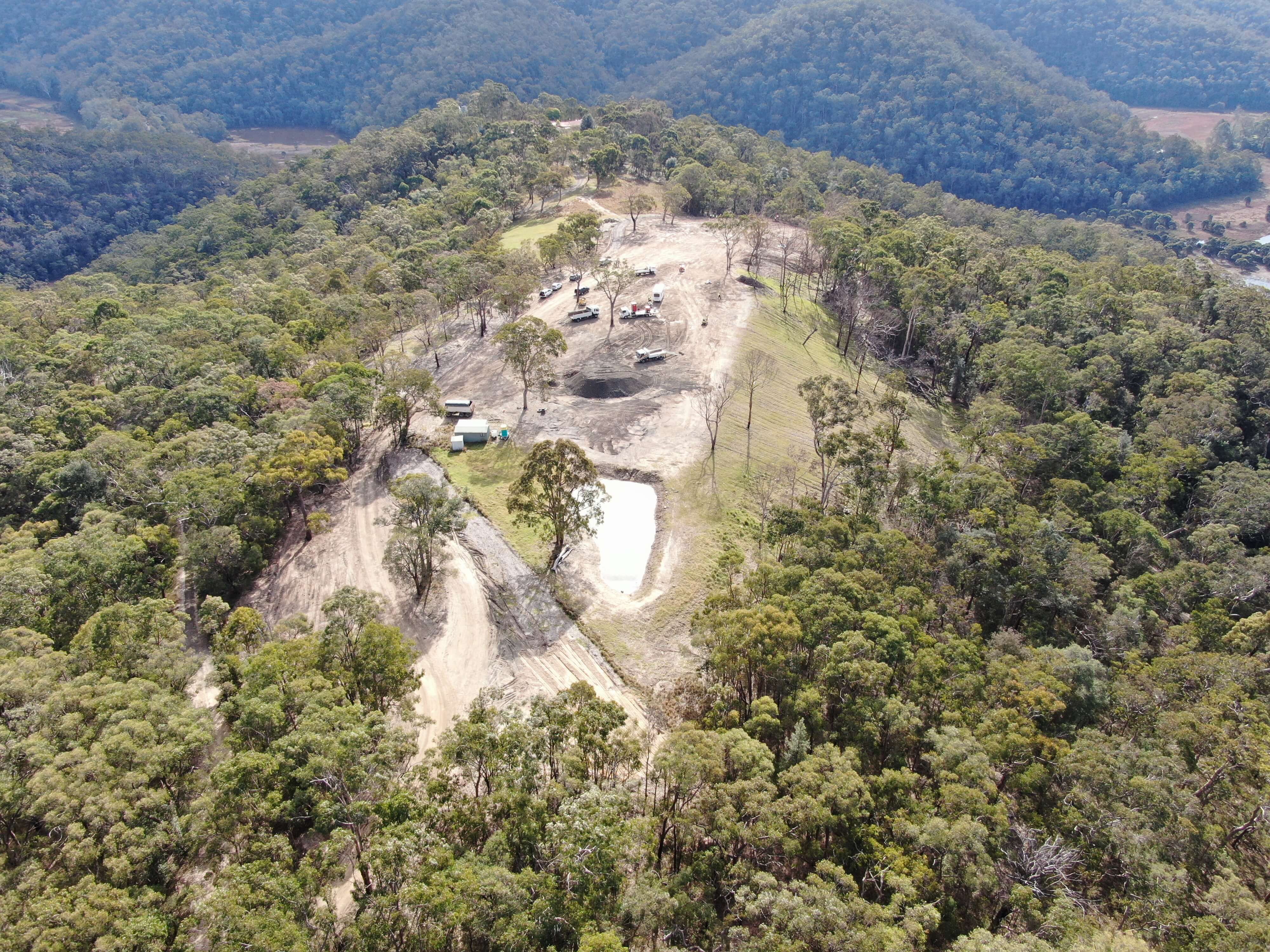 Drone image of a property in Wheeny Creek