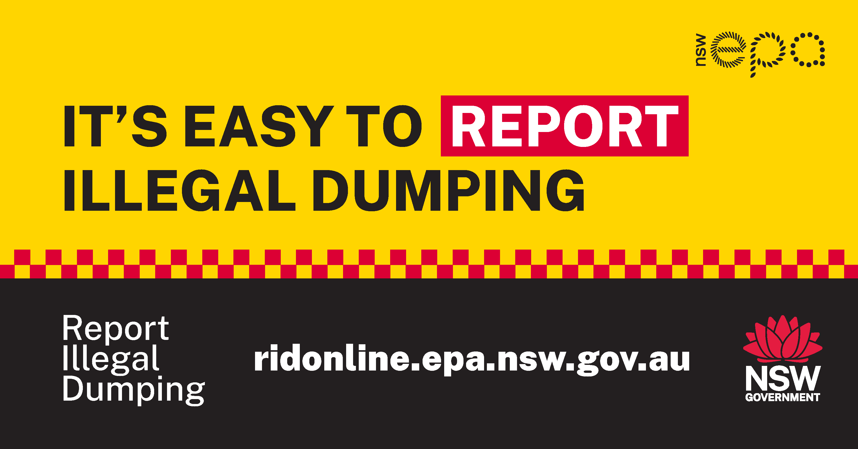 RID Facebook ad: It's easy to report illegal dumping