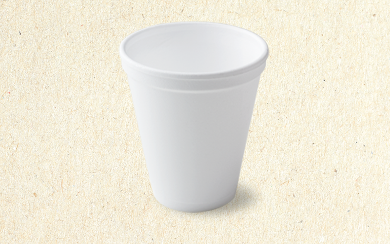 Banned expanded polysytrene cups