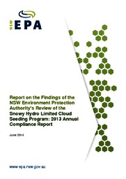 2013 Annual Compliance Report | EPA